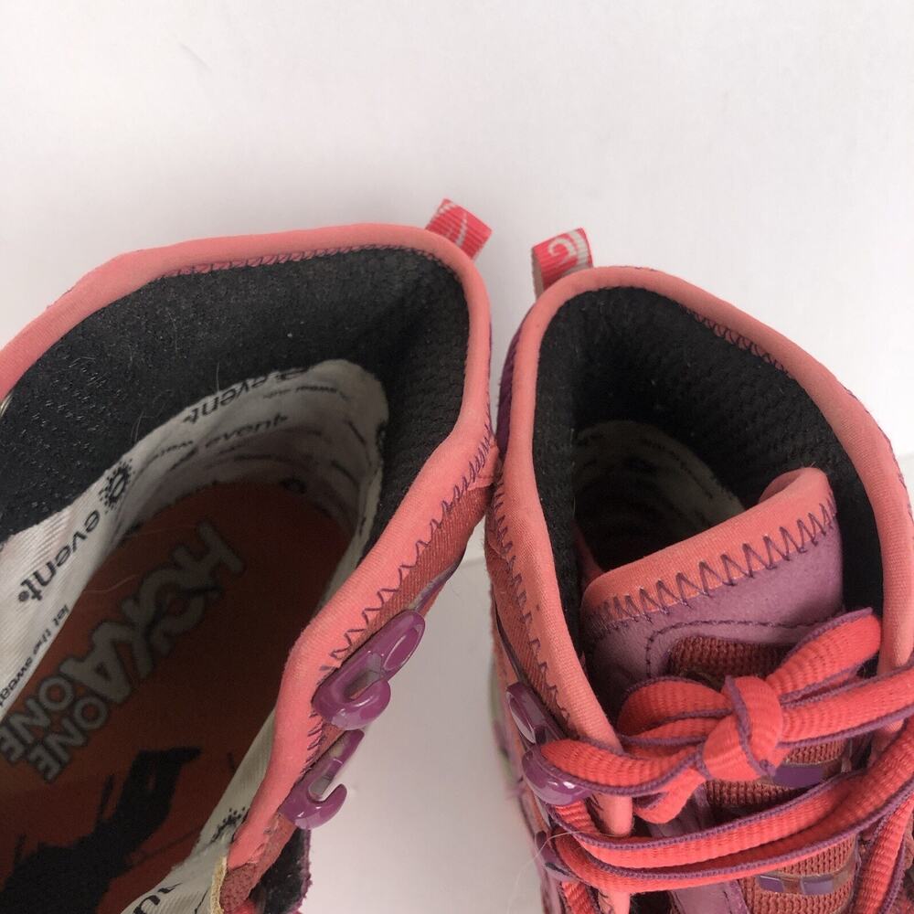Hoka One One Women's Pink Plum Trail Running Boots - Picture 13 of 13